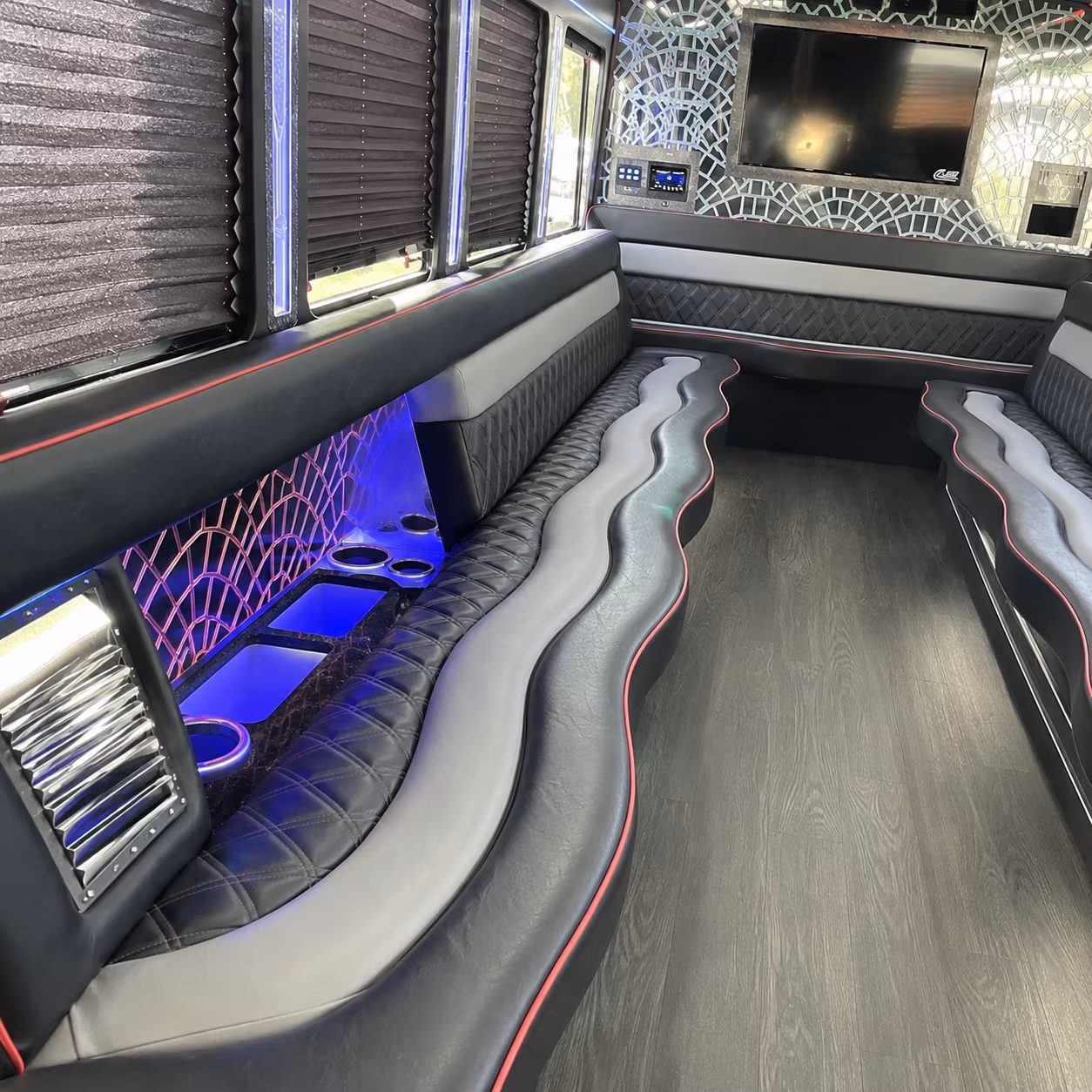 apex holiday party bus rental