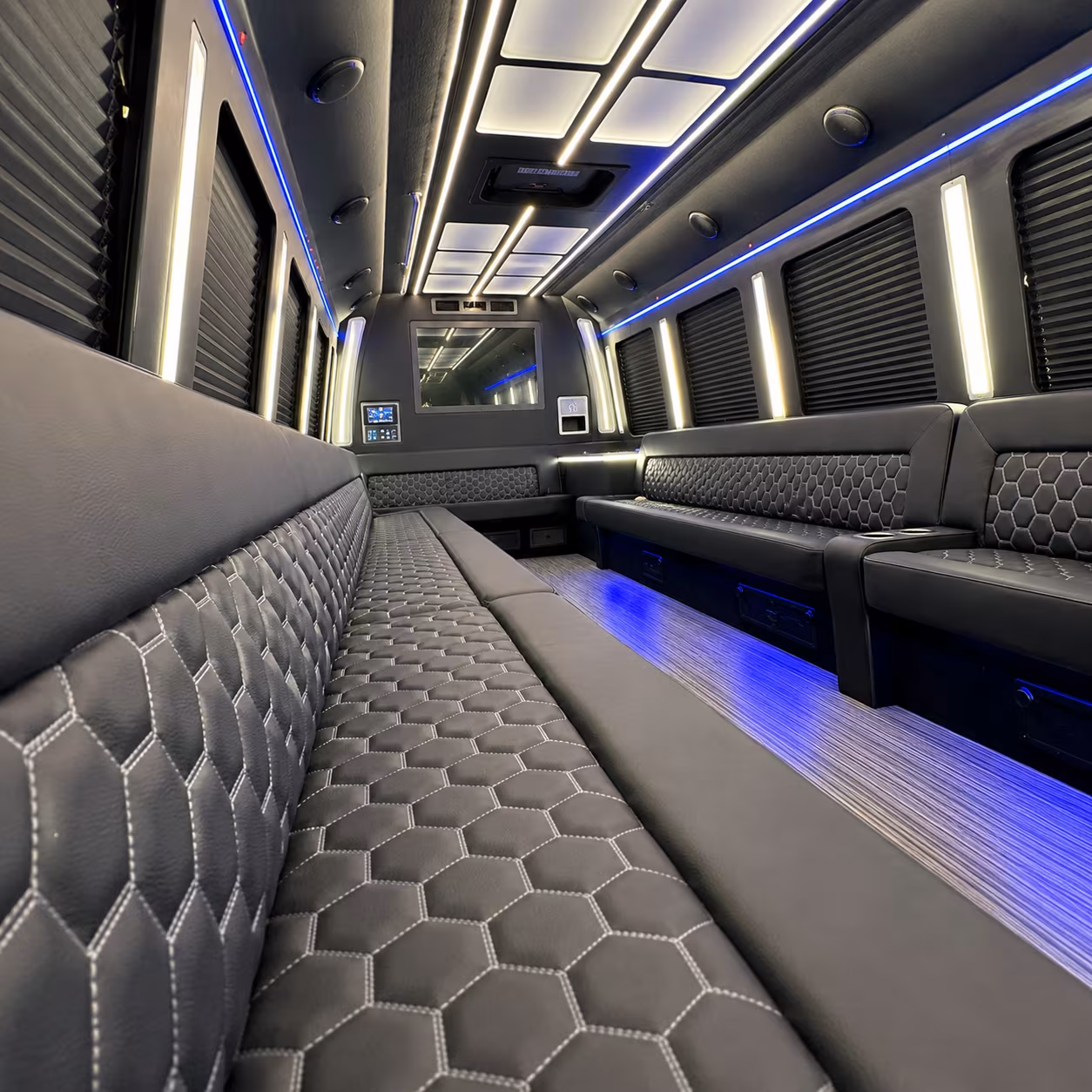 apex night on town party bus rental