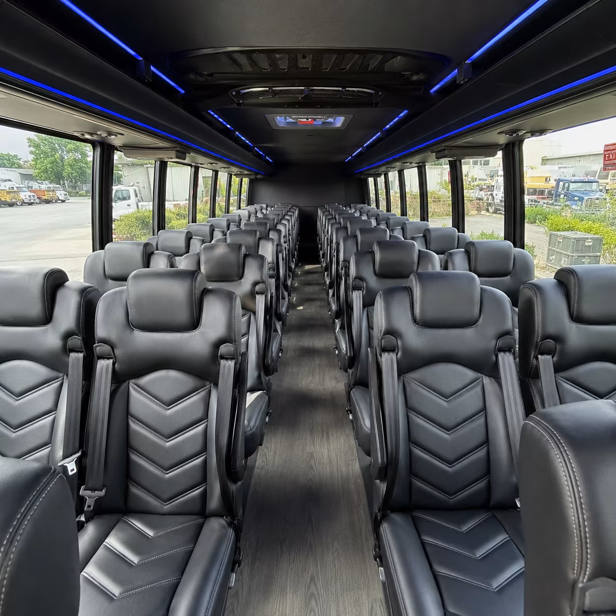 apex private event transportation onboard seating