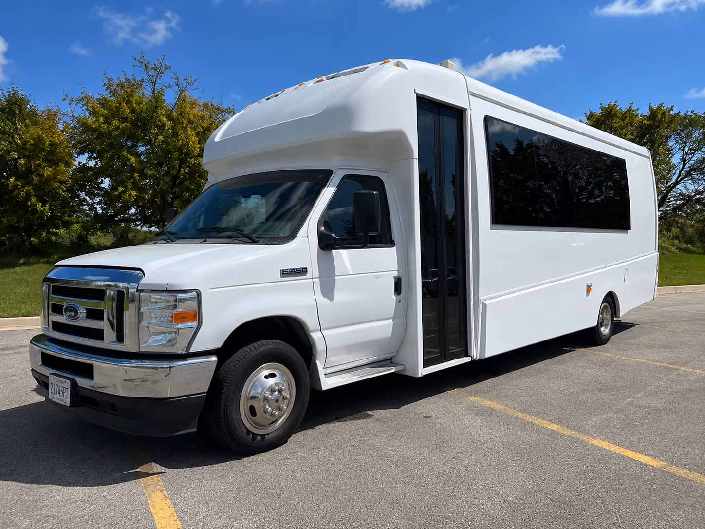 apex wedding party bus rental