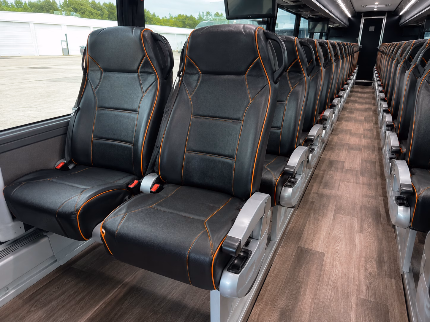 durham charter bus rental inside