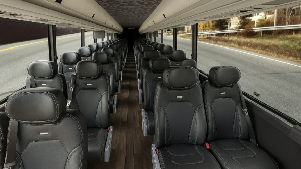 apex 20 passenger minibus inside