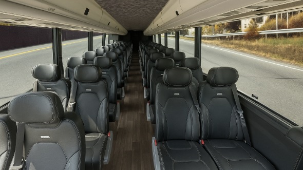apex 30 passenger minibus inside