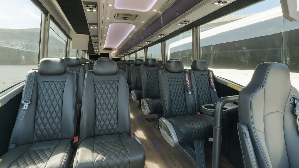 apex 35 passenger minibus inside