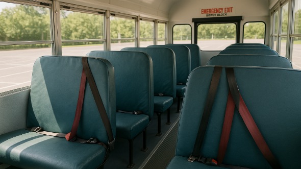 apex school bus rental inside